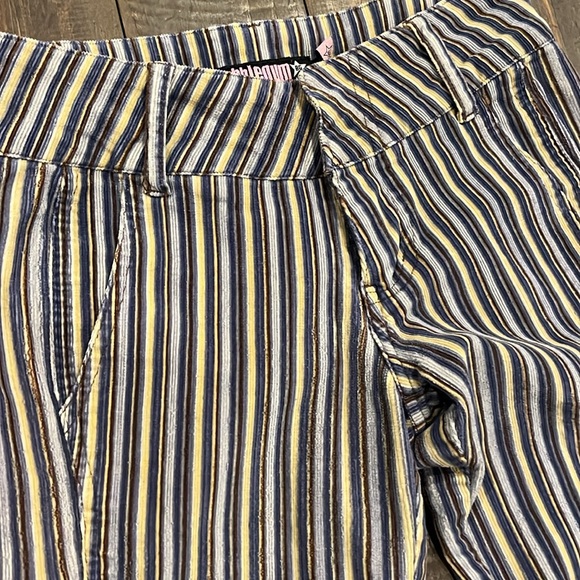 Vintage 90's Bubblegum USA Striped Flare Corduroy low rise pants - Picture 8 of 16